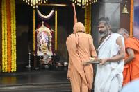Swagat of H.H. Swamiji at SCM Shirali, Deepa Namaskar, Phala Samarpana (6 Sep 2025)